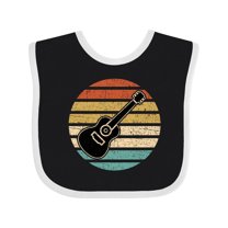 Inktastic Guitar Music for Guitarist Musician Boys or Girls Baby Bib