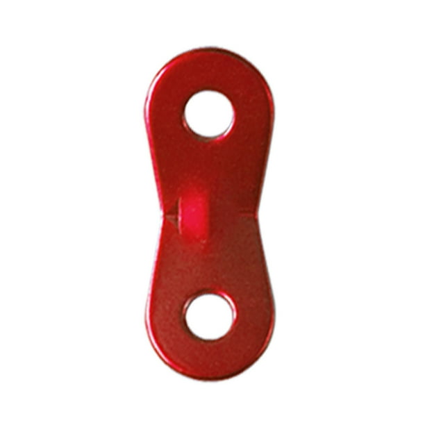 Eigraketly Hebillas de sujeción de 20 piezas, hebilla de cordón de paracaídas, tope de cuerdas de viento para toldo, accesorios de Camping de montaña Escalada Rojo Eigraketly OD020532-01