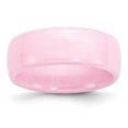 thumbnail image 1 of Bague de Mariage en Céramique Rose 8mm avec Domde Classique, 1 of 11