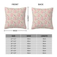 thumbnail image 3 of Rateoe Rabbit Pattern Throw Pillow Cover Premium Pillow Stuffer Sham Square for Decorative Cushion Bed Couch Sofa(Pillow insert not included), 3 of 8
