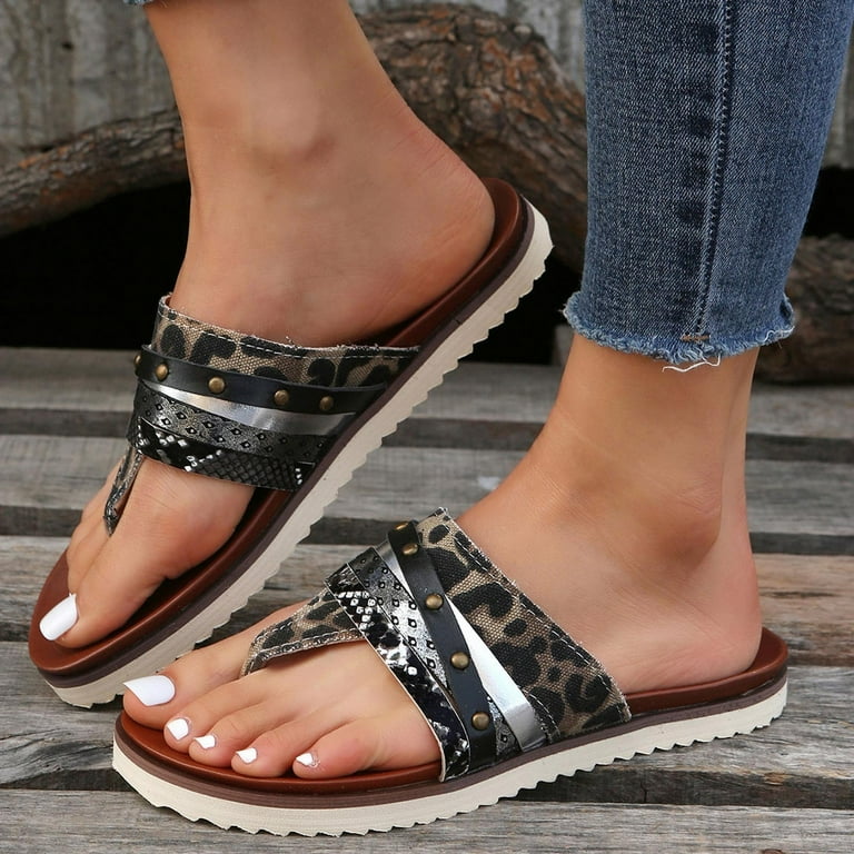 Crazy Train Buck Stitch Sandals