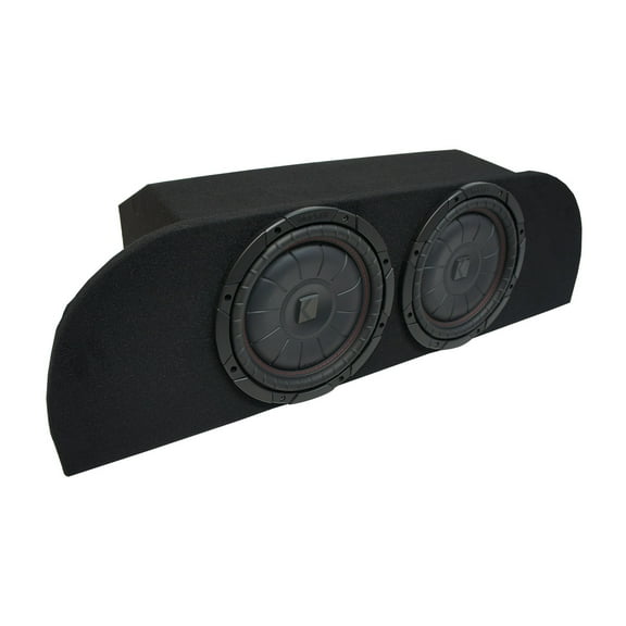 03-08 Fits Nissan 350Z Coupe Strut Kicker CompVT CVT10 Dual 10" Sub Box 2 Ohm