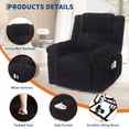 thumbnail image 4 of Large Power Lift Recliner Chair with Heat for Adults & Elderly People, Remote Control, Living Room, Bedroom, 4 of 8