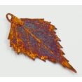 thumbnail image 2 of Real Leaf PENDANT BIRCH Dipped in Iridescent Copper Genuine Leaf, 2 of 3