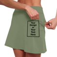 thumbnail image 5 of Women's Stretchy Casual Summer Shorts Skorts Mid Waist Skort Active Skirt Loose High Waisted Short with Pockets S-5XL, 5 of 7