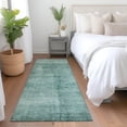 thumbnail image 4 of Dalyn Rugs Machine Washable Indoor/Outdoor Chantille Teal 2'3" x 7'6" Runner Rug, 4 of 7