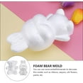 thumbnail image 4 of 2pcs Foam Bear Shapes Craft Bears Foam Modeling for Wedding Flower Arranging Gift, 4 of 8