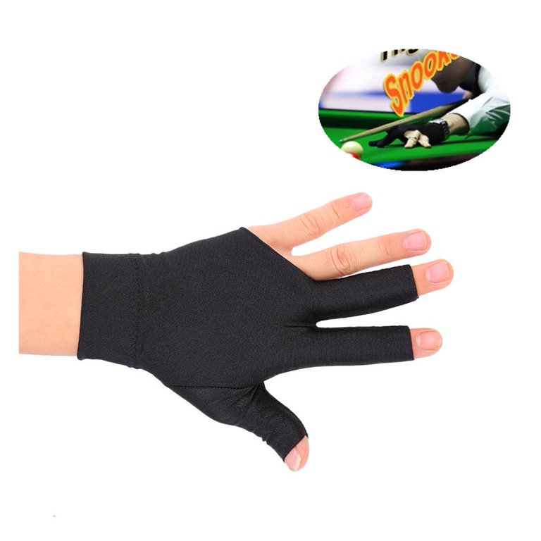 3 Fingers Billiards Gloves for Men Women Adjustable Billiard Pool Cue Glove  Shooter Cue Sports Gloves Pool Snooker Glove Elastic Snooker Cue Gloves for  Left Hand 1 Piece