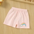 thumbnail image 2 of FAIWAD Toddler Girls Boys Cotton Shorts Elastic Waist Cute Print Shorts Summer Breathable Thin Workout 0-3Years, 2 of 4