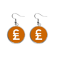 thumbnail image 1 of Símbolo de moneda Lira tratar de Turquía Pendientes pendientes de plata colgantes joyas señora Unbranded M, 1 of 3