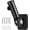 Black - 1 Pack, variant on Flag Pole Holder Brackets, JARTC 1" Flag Pole Mounting Bracket with Hardwares for House Wall Porch, 1" Inner Diameter, 180° Adjustable Multi Positions, Aluminium Alloy(1 Pack White, Multi-Positions)