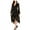black, variant on Womens Femme Rebel Wrap Dress, Black, Large