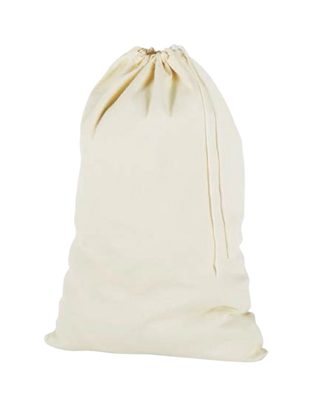 AAA Heavy Duty Natural Cotton Canvas Laundry Sack Toy Storage Bag S,M,L,XL 
