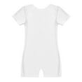 thumbnail image 4 of Fldy Kids Boys Girls Basic Gymnastics Leotard One-Piece Ballet Dance Jumpsuit Unitard Bodysuit White 6, 4 of 7