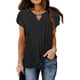 thumbnail image 1 of Lucakuins, camisetas de manga corta para mujer, blusa informal de moda de Color sólido, Tops holgados de verano, ropa de calle Lucakuins moda, 1 of 4