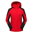 thumbnail image 5 of Women's Mountain Ski Jacket 3 in 1 Waterproof Winter Jacket Warm Snow Jacket Hooded Rain Coat Windproof Winter Coat Rain Jacket Womens Waterproof with Hood RedM, 5 of 6