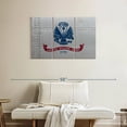 thumbnail image 2 of Elephant Stock United States Army Wall Art - Horizontal Multi Panel Canvas - Living Room Wall Decor - Military Multi Panel - Silver And Blue Decor - 38" x 24", 2 of 8