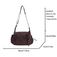 thumbnail image 4 of ibiyuan Travel Tote Bags For Women Japanese Minimalist Hollow Shoulder Tote Bag, Large Capacity Convertible Crossbody Handbag for Fall Winter Daily Commute Mom Gifts, 4 of 5