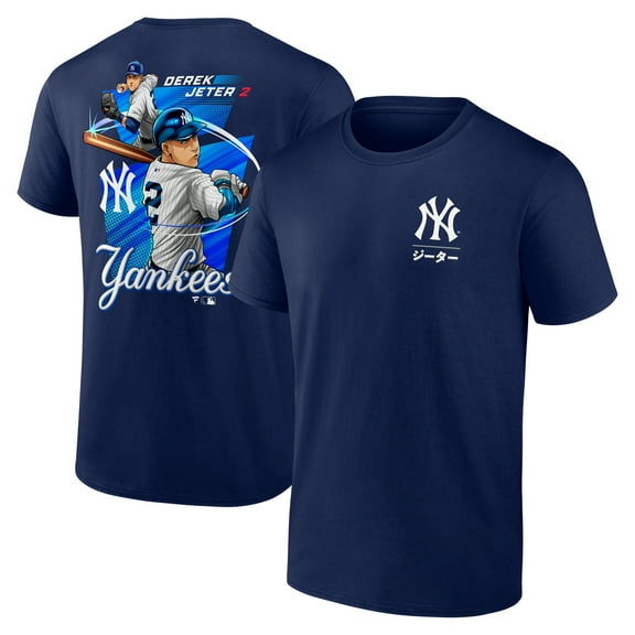 Men's Derek Jeter Navy New York Yankees Anime Graphic T-Shirt