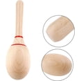 thumbnail image 3 of 2 Pack Wooden Maracas - Beech Wooden Material Rumba Shakers Hand Percussion for Party, 3 of 6