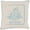 Teal, Beige / Forbestown, variant on Hauteloom Newmilns Throw Pillow