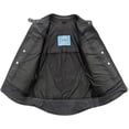 thumbnail image 4 of First Mfg Co - Jada - Women's Motorcycle Biker Riding Blue Denim Jacket - Large, 4 of 5