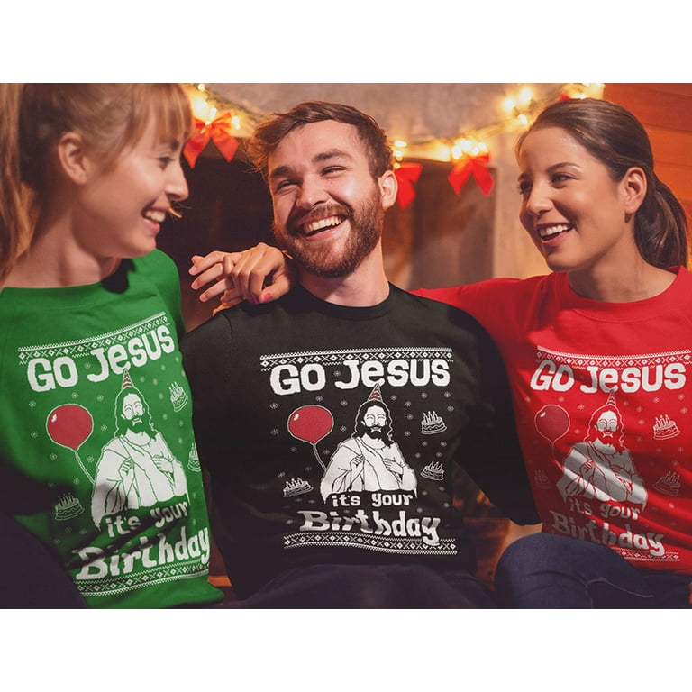 Tstars Mens Ugly Christmas Sweatshirt, Funny Holiday Apparel, 50 - Main Image