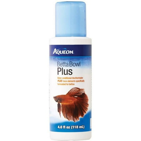 Aqueon Betta Bowl Plus Water Conditioner, 4 oz