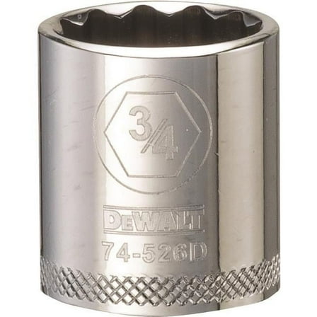 Stanley Tools 227935 0.75 in. 12 Point Socket - 0.37 in. Drive
