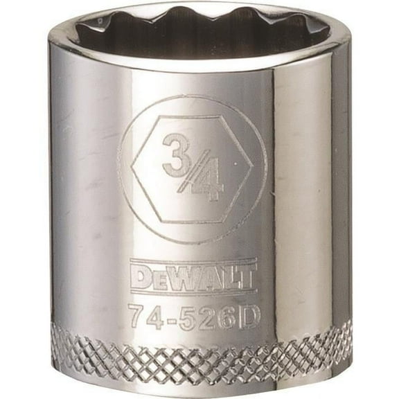 Stanley Tools 227935 0.75 in. 12 Point Socket - 0.37 in. Drive