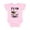 AD-Pink, variant on Babys First Birthday Bee One Year Old Girls Baby Bodysuit