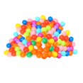thumbnail image 1 of Pelota de piscina de agua de océano de plástico suave colorido, divertido juguete de natación para niños y bebés 100 uds Ehuebsd  libre de BPA, 1 of 6