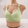 thumbnail image 6 of Itsame 3 Pack Everyday Sports Bra Set womens Full Support Bra Comfortable Breathable Wireless Comfort Bralette Set Green Size L, 6 of 9