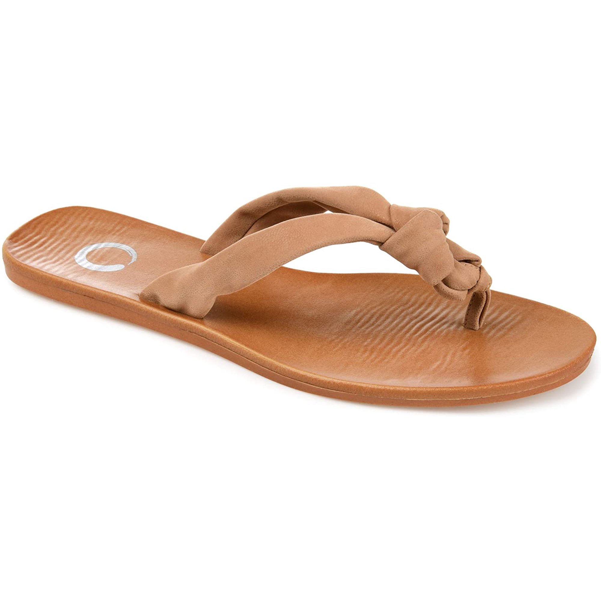 flip flops tan