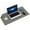 Gray, variant on Pochar PU Leather Desk Mat, Dual-Sided, Non-Slip, Durable Mouse Pad, Extra Large 31.25'' x 15.6'', Black