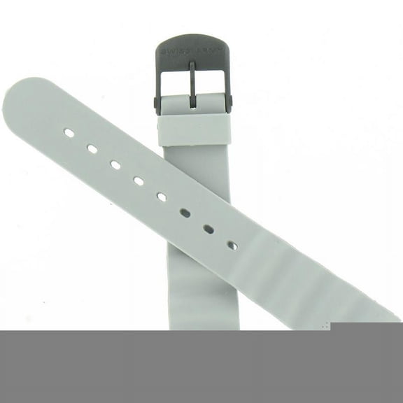 Grey Buckle, Rubber Strap, 20mm, Regular Length, Fits Extreme Odyssey Watch,  23408