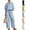21# Light Blue, variant on Two Piece Outfits for Women Zip Front Top Wide Leg Pants Set Casual Summer Matching Set Loose Fit Tracksuit,White S