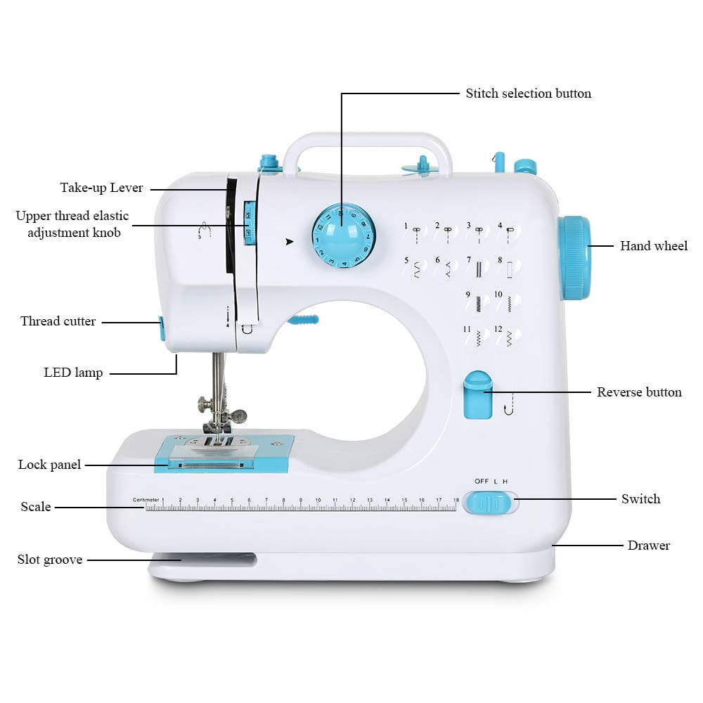 Sodopo Sewing Machine for Kids – Portable Electric Mini Children