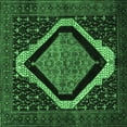 thumbnail image 1 of Ahgly Company Indoor Square Persian Emerald Green Traditional Area Rugs, 8' Square, 1 of 4