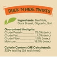 thumbnail image 4 of Pet 'n Shape Hide Twists – Duck Wrapped Rawhide Dog Treats - Small Twist - 1 Pound, 4 of 10