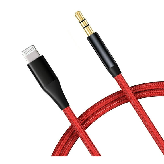 3.5mm Aux Cable for iPhone 13 Mini - Audio Cord Car Stereo Aux-in Speaker Wire Headphone Jack Adapter Braided