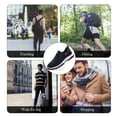 thumbnail image 6 of Mens Hiking Shoes Laceless Suede Breathable Slip Resistant Boots Lightweight Sneakers for Outdoor Activity Hiking Walking, 6 of 7