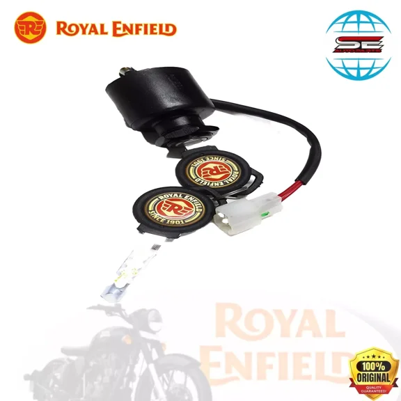 Royal Enfield ignition switch assembly keys bvi for classic 350/500 bullet 350