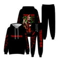 thumbnail image 2 of Terrifier Drawstring Hoodie & Pants Set Tracksuit Sportwear 2-Piece Outfit Set, 2 of 6