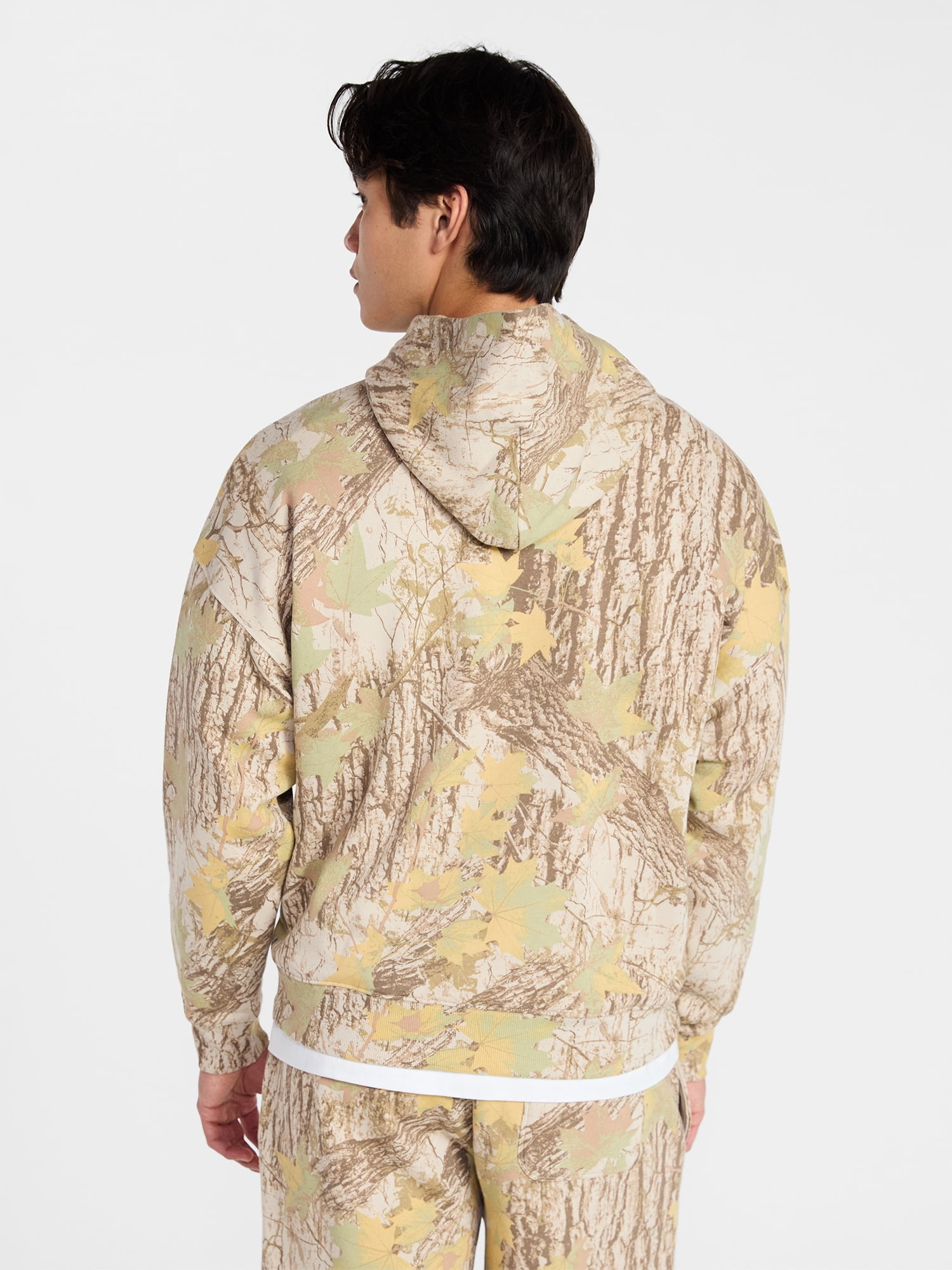No Boundaries Oversized Hoodie with Long Sleeves, Men's XS-4XLT