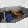 thumbnail image 6 of Tropical Soft Flannel Fleece Throw Blanket, Exotic Palm Trees Pattern with Beach and Ocean Sunset in Hawaii Summer Season, Cozy Plush for Indoor and Outdoor Use, 50" x 70", Multicolor, by Ambesonne, 6 of 6