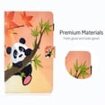 thumbnail image 4 of Galaxy Tab A 8.0 Case 2018 Released SM-T380/T385 (Not for T350/387), Allytech Slim Corner Protective Smart Cover with Auto Sleep Wake Kickstand Case Shell for Samsung Galaxy Tab A 8.0 Inch, Panda Leaf, 4 of 8