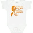 thumbnail image 3 of Inktastic Our Family Fights Together Kidney Cancer Awareness Boys or Girls Baby Bodysuit, 3 of 5