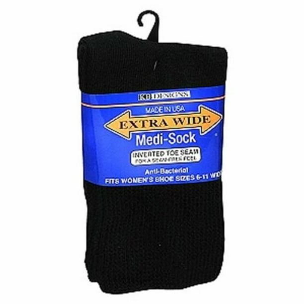 Extra Wide Socks Women's Extra Wide SocksBlack/611Ideal for people