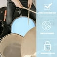 thumbnail image 3 of SOPOTUTU Musical Instruments Accessories Snare Drum Skin Blue with Quick Response 2Set, 3 of 6